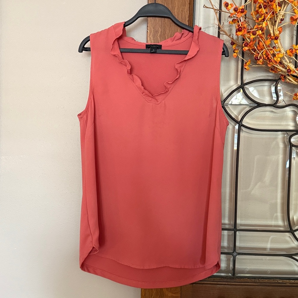 Ann Taylor Coral Blouse